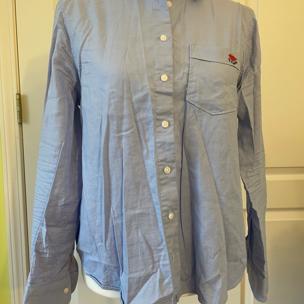 SUMMER CUTE BLUE BLOUSE!